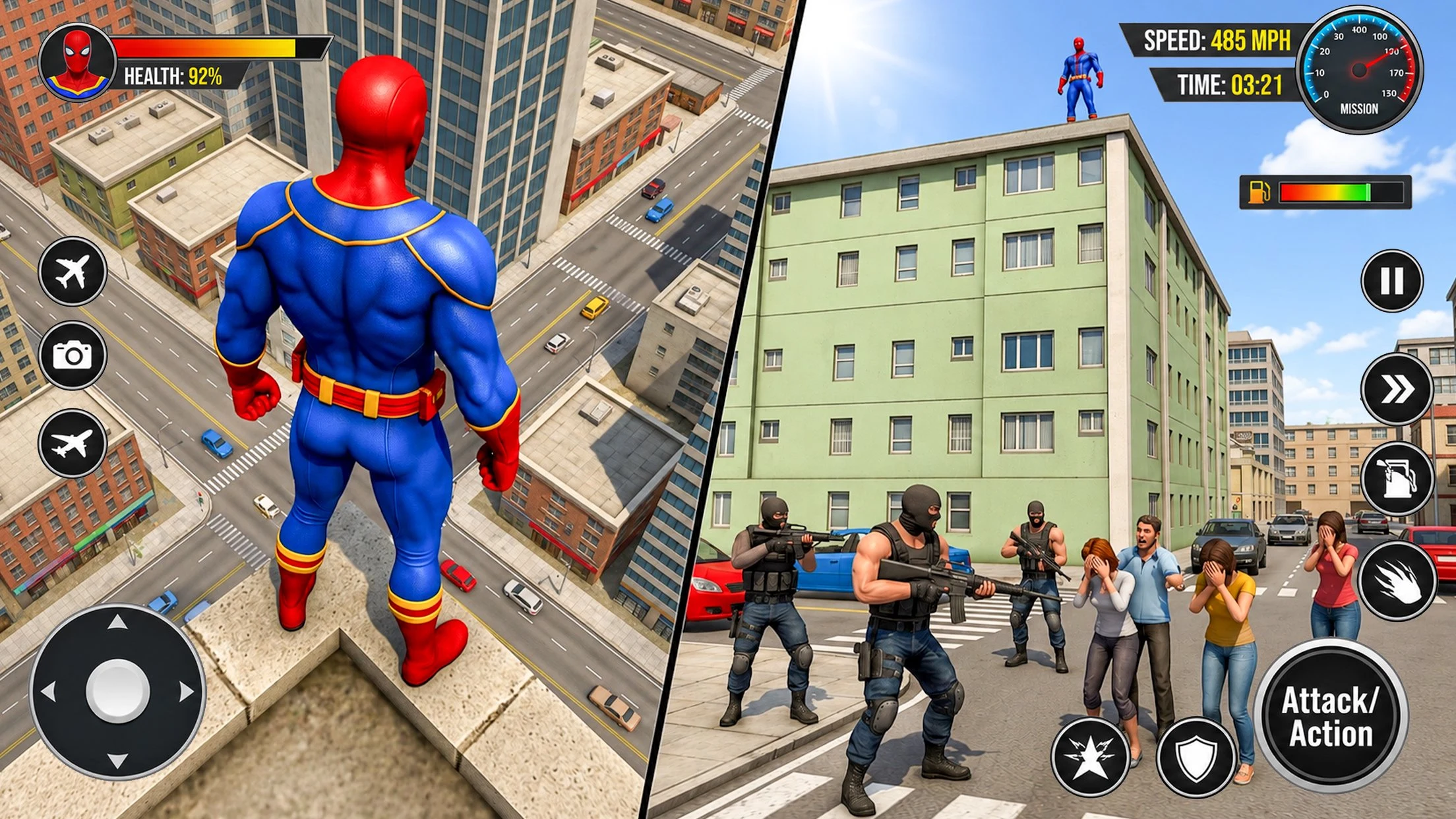 Super Hero: Crime City Rescue screenshot